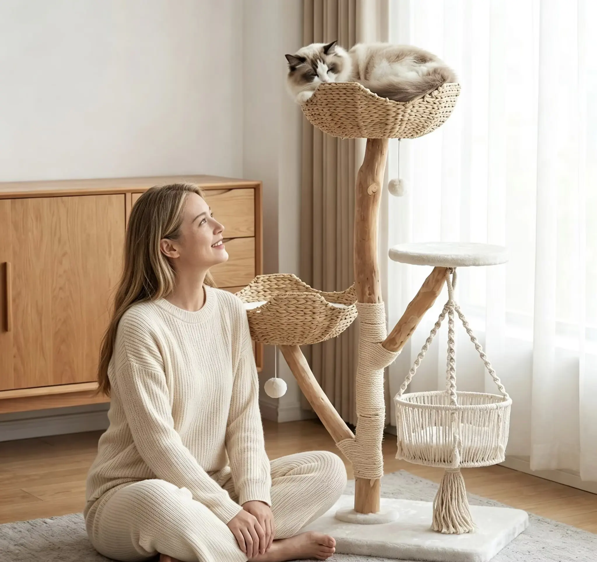 The Ultimate Guide to Natural Wood Cat Trees: Why Your Cat Needs This Handcrafted Cat Tower